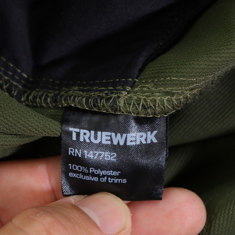 Truewerk EDO Werkpant Men 42x30 Olive Green Stretch Technical Work Utility Pants - Picture 7 of 9